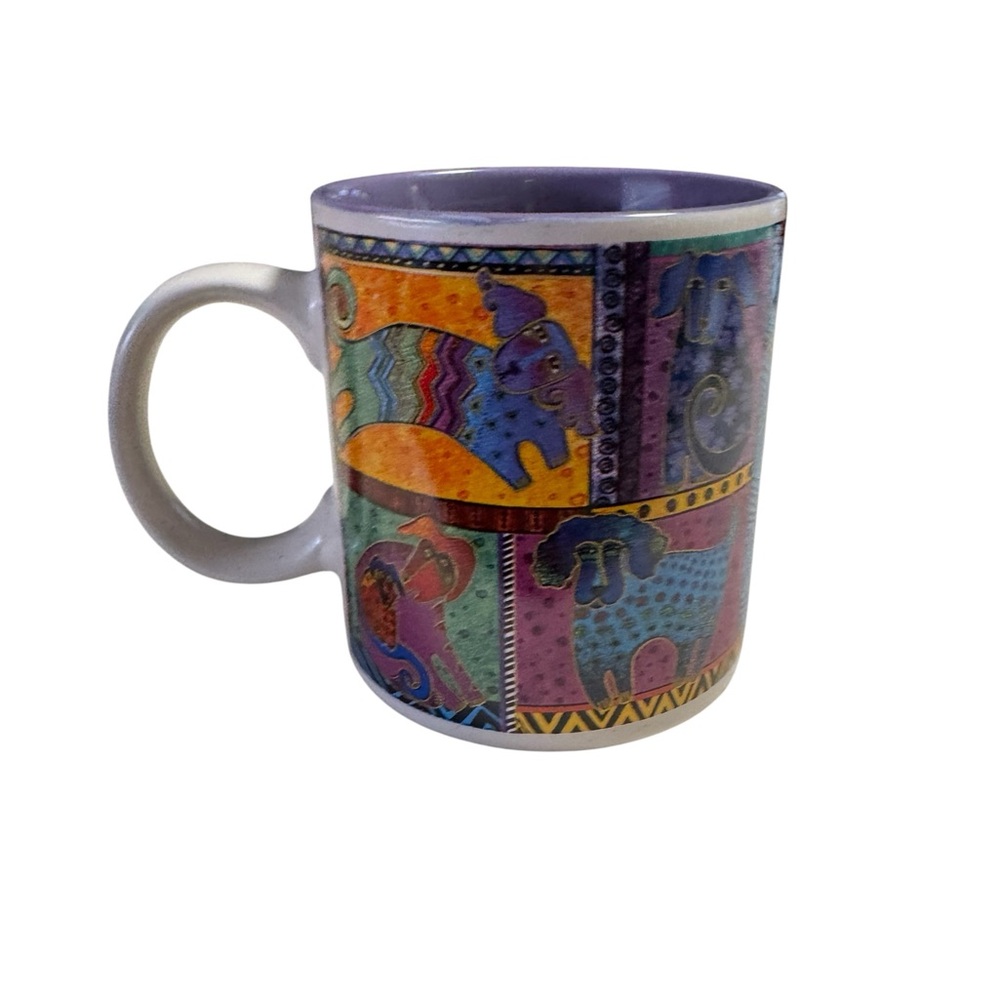 Laurel Burch Artistic Mug with Gold Accents